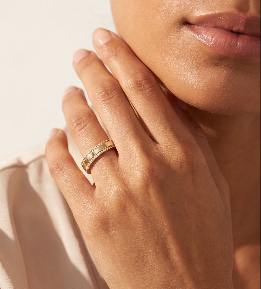 Lumière Zirkonia Ring