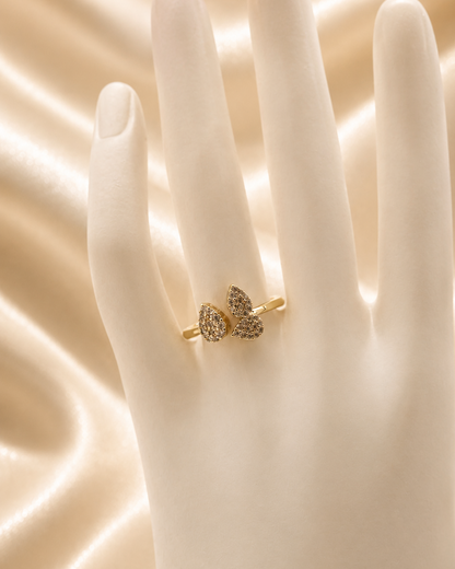 Trèfle Zirkonia Ring